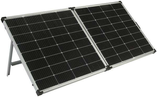 Powerstation & solar converter with 260 watt solar panel, 455 Ah, 1456 Wh