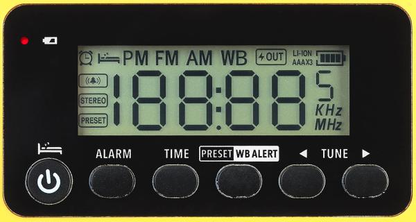 Solar- und Dynamo-Koffer-Radio, LED-Licht, SOS, Powerbank, LCD-Display