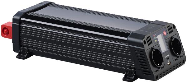Car Inverter 12 to 230 Volt, USB Type A & C, 1.500 W, Sine Wave