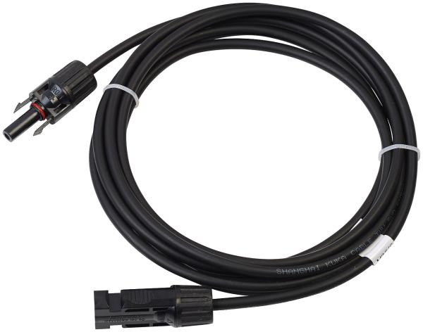 Solar extension cable, MC4 compatible, 2x 4 mm² (12 AWG), 2 m, IP68