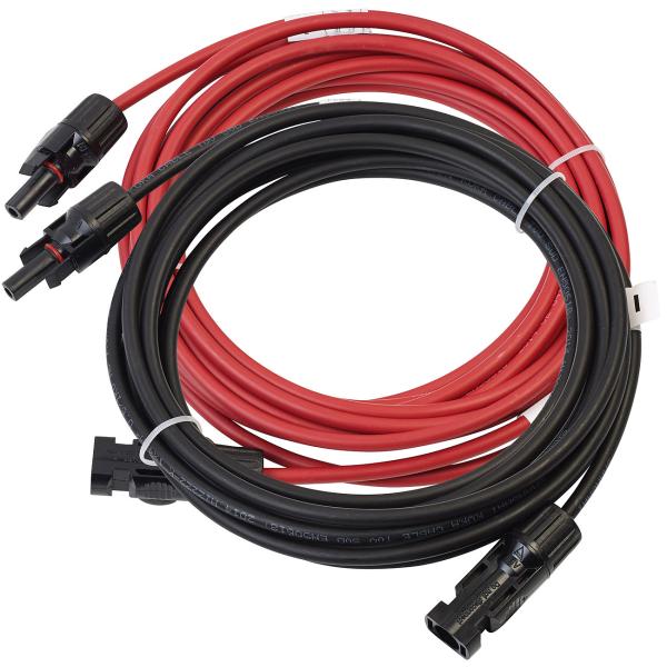 Solar-Verlängerungskabel, MC4-kompatibel, 2x 4 mm² (12 AWG), 5 m, IP68