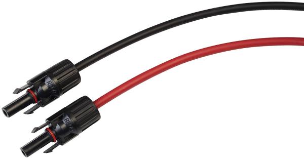 Solar-Verlängerungskabel, MC4-kompatibel, 2x 4 mm² (12 AWG), 5 m, IP68