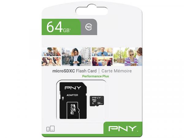 microSDXC Performance Plus, with 64 GB and SD adapter, Class 10