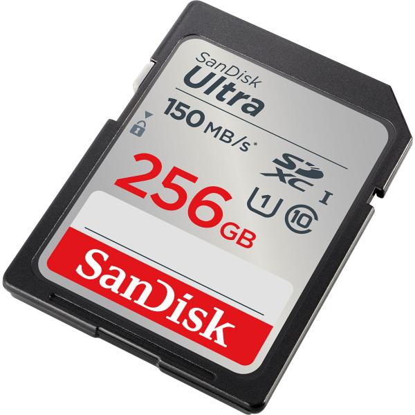 Ultra SDXC card (SDSDUNC-256G-GN6IN), 256 GB, 150 MB/s, Class 10 / U1