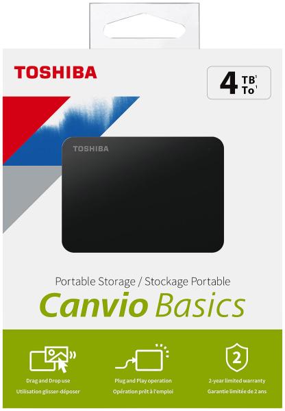 Canvio Basics Disque dur externe 2,5“, 4TB, USB 3.0