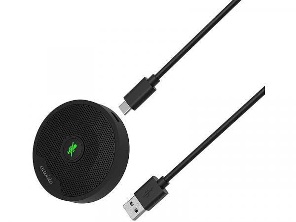 Omnidirectional 360° condenser conference microphone, USB, PC & Mac