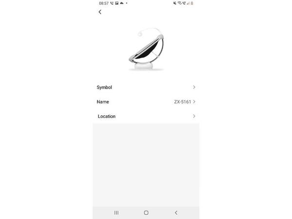 Smart aluminum baby bouncer with Bluetooth, touch buttons and app