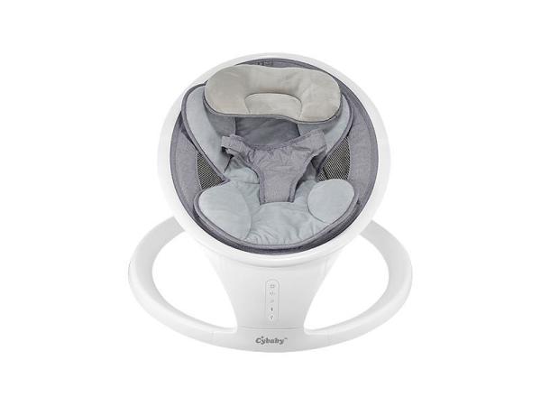 Smart aluminum baby bouncer with Bluetooth, touch buttons and app