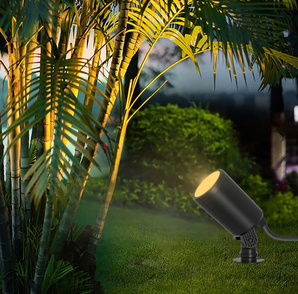 Faretto da giardino WLAN, RGB & CCT, W, 520 lm, IP65, app, custodia in metallo