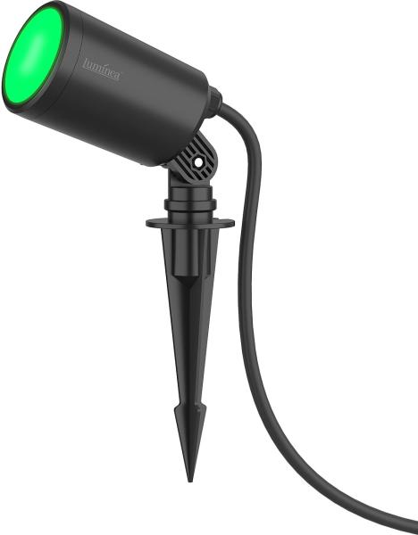 Faretto da giardino WLAN, RGB & CCT, W, 520 lm, IP65, app, custodia in metallo