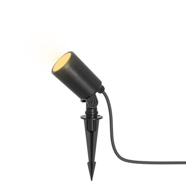 Faretto da giardino WLAN, RGB & CCT, W, 520 lm, IP65, app, custodia in metallo