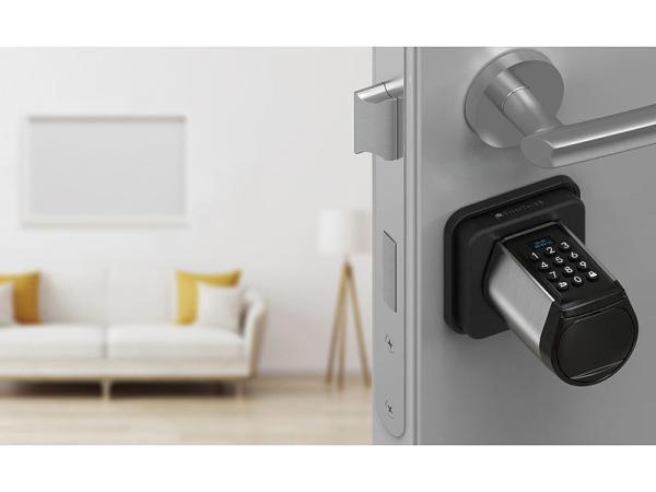 Elektronischer Tür-Schliesszylinder, Code, 2 Schlüssel, Bluetooth, IP44