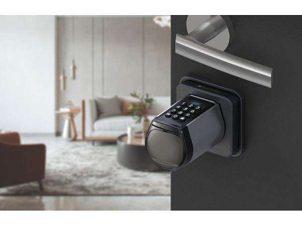 Elektronischer Tür-Schliesszylinder, Code, 2 Schlüssel, Bluetooth, IP44