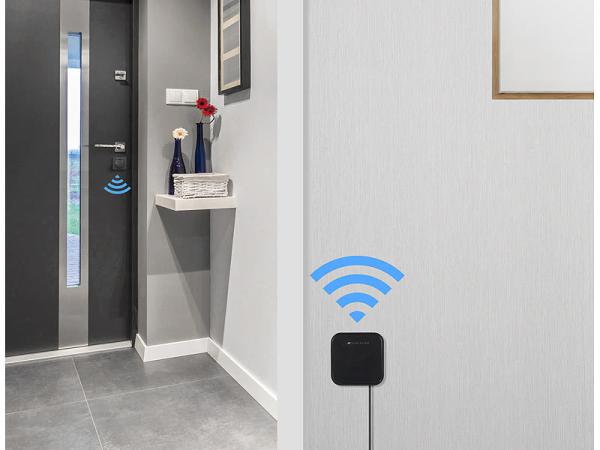 Electronic door lock cylinder, transponder, app, IP65, with gateway