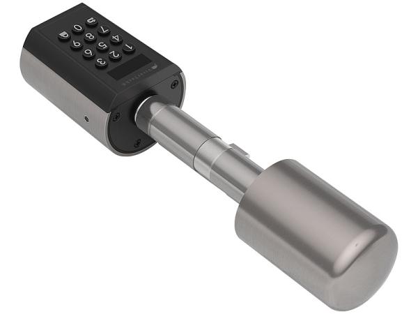 Electronic door lock cylinder, transponder, app, IP65, with gateway
