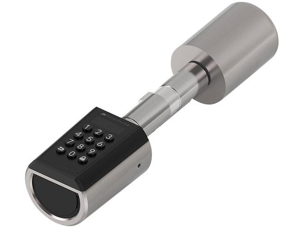 Electronic door lock cylinder, transponder, app, IP65, with gateway