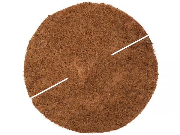 lot de 6 disques de coco ronds & carrés, 98% coco & 2% latex naturel, 3 de chaque
