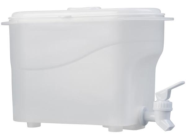 Récipient pour boissons pour réfrigérateur avec robinet, sans BPA, 3 litres