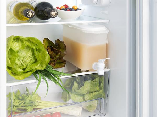 Récipient pour boissons pour réfrigérateur avec robinet, sans BPA, 3 litres