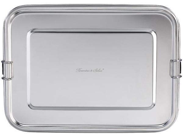 2er-Set Edelstahl-Lunchboxen, Dichtungsring, spülmaschinenfest, 800 ml