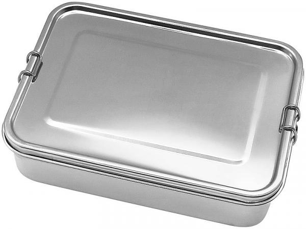 2er-Set Edelstahl-Lunchboxen, Dichtungsring, spülmaschinenfest, 1,4 L
