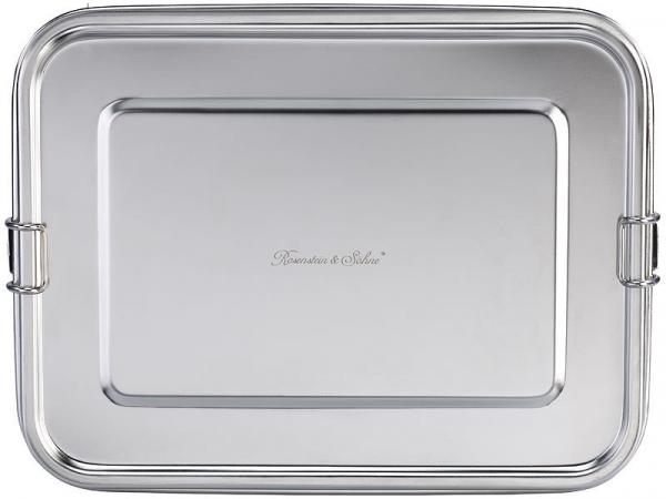 2er-Set Edelstahl-Lunchboxen, Dichtungsring, spülmaschinenfest, 1,4 L