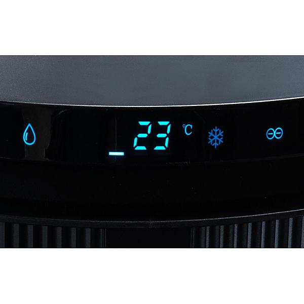 Refroidisseur d‘air compact avec refroidissement Peltier, ionisateur et réservoir d‘eau de 7 litres, 160 W