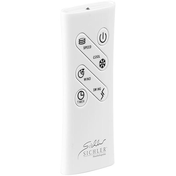 Refroidisseur d‘air compact avec refroidissement Peltier, ionisateur et réservoir d‘eau de 7 litres, 160 W