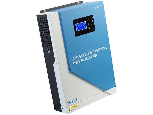 Solar Hybrid Inverter, 5.500 W, 100 A, régulateur de charge MPPT, module WLAN, onde sinusoïdale pure, contrôlable par App