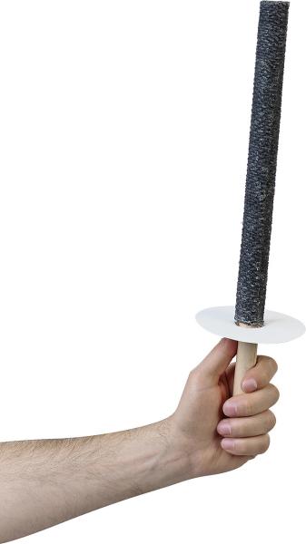 50er-Set Wachsfackeln inklusive Handschutz, je bis zu 45 Minuten Brennzeit