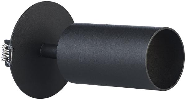 set of 2 swivel wall and ceiling spotlights with GU10 socket, black