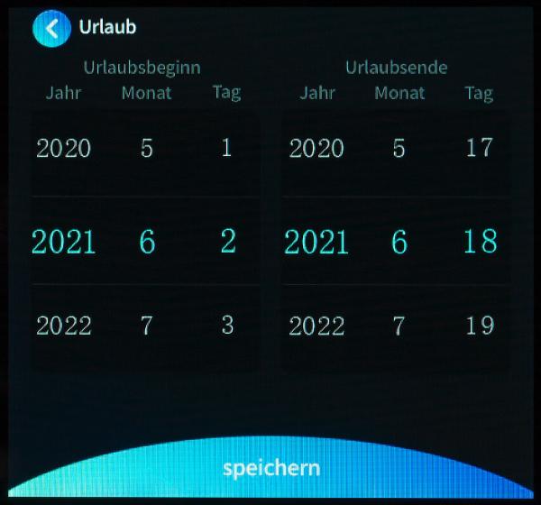 set di 4 termostati per riscaldamento a pavimento WLAN, con display a sfioramento