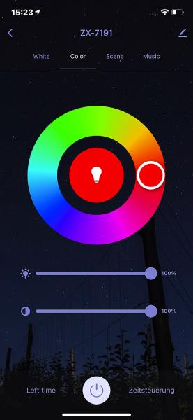 Lampada da tavolo intelligente per esterni, LED RGB CCT, app, telecomando incluso