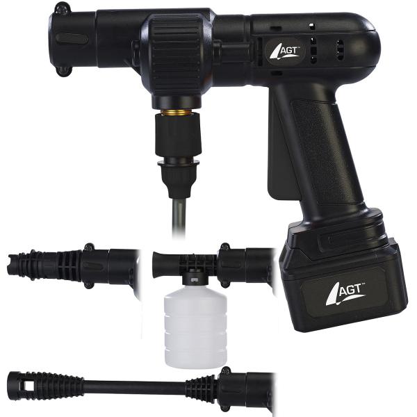 Mobile battery pressure washer with foam nozzle, 30bar, 33W, 1.50mAh, 22 Volt