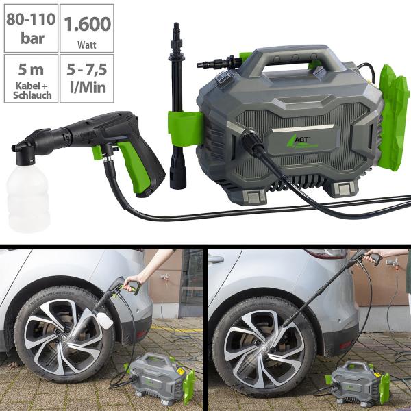 High pressure cleaner with multi-lance, 110 bar, 1.600 Watt, IPX5