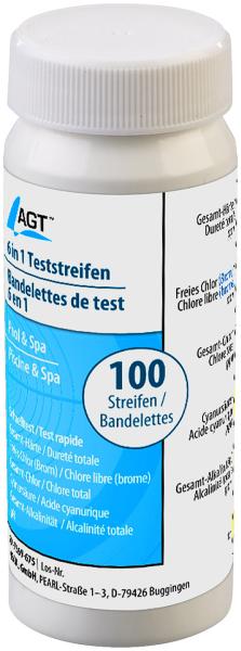 200er-Set 6in1-Wasser-Teststreifen, testet 6 Parameter