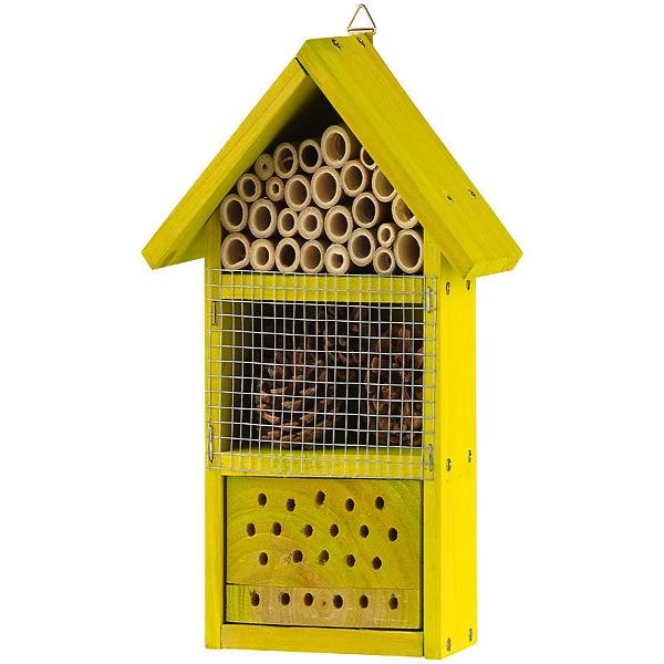 Insect hotel kit, nesting aid and shelter for beneficial insects, extra-deep