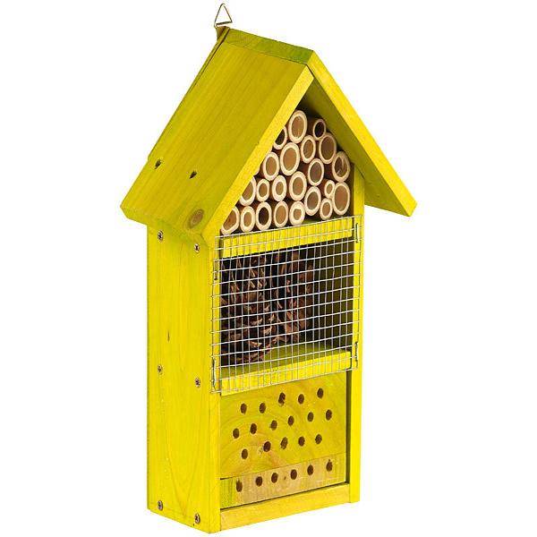 Insect hotel kit, nesting aid and shelter for beneficial insects, extra-deep