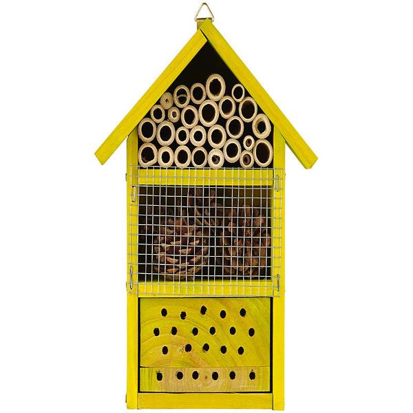 Insect hotel kit, nesting aid and shelter for beneficial insects, extra-deep