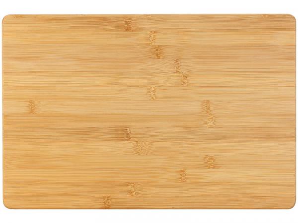 Lot de 2 planches à découper XL en bambou avec rainure pour le jus, 45 x 30 cm