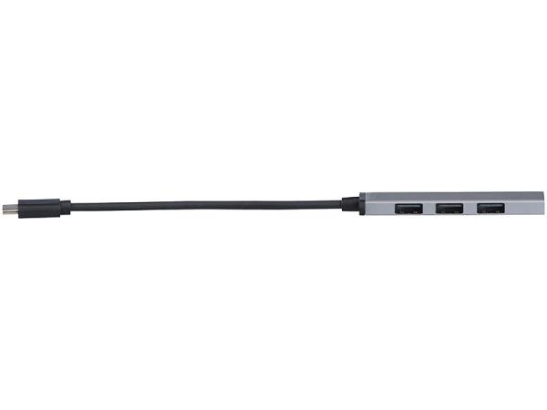 2er-Set USB-C-Hub mit 4 Ports, 1x USB 3.0, 3x USB 2.0, bis 5 Gbit/s