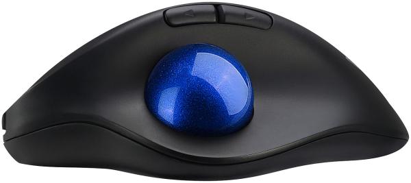 Wireless trackball mouse with Bluetooth, 7 buttons, scroll wheel, 1,600 dpi