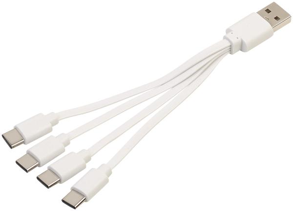set di 2 batterie ricaricabili tipo AA, 1950mWh, ricarica rapida via USB