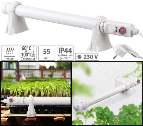 Electric bar heater for greenhouses, 55 watt, 51 cm, IP44