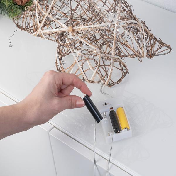 Battery power supply adapter for up to 2 devices, replaces 8 AA batteries