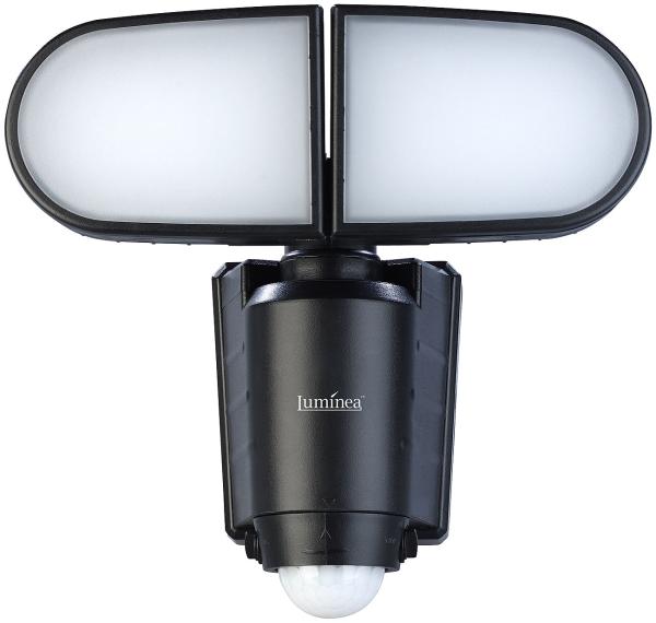 2er-Set Duo-Solar-LED-Aussenstrahler mit PIR-Bewegungssensor, 1 Watt, IP44