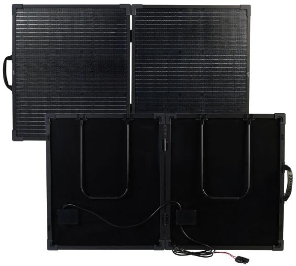 Solar power set: LiFePO4 battery with 100 W solar panel, 768 Wh, 12 V DC, PD