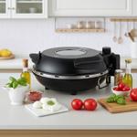 Professioneller elektrischer Pizzaofen mit Pizzastein, Ø 32 cm, 330°C bis 360...
