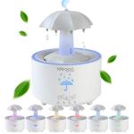 Aroma diffuser 300 ml with rain lamp – umbrella design, 7-color LED, timer & ...