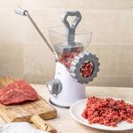 Manual meat grinder with sausage stuffer: For minced meat, sausages & more, h...